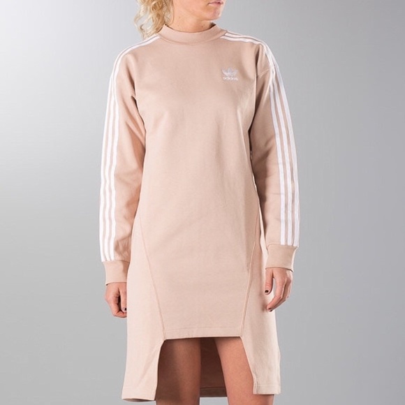 adidas Dresses & Skirts - ADIDAS IP Crew Dress Sweatshirt Dress - XS